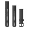GARMIN ERSATZARMBAND SCHWARZES MIT METALLTEILEN AUS SILIKON 010-12932-11 GARMIN
