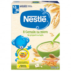 8 Cereale cu miere, +12 luni, 250g, Nestle