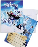 Set de 20 invitatii pentru ziua de nastere , hartie, multicolor, 8x13 cm