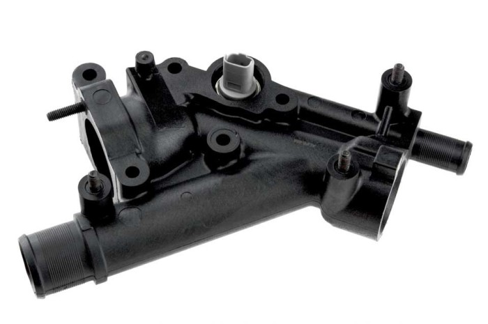 Carcasa termostat Peugeot 206 1.0, 1.1, 1.4, 1.6 Hdi, 1.9d, 2.0, 2.0 Hdi 1998-, Citroen C3 1.1, 1.4, 1.6 2002-, NTY CTM-PE-008