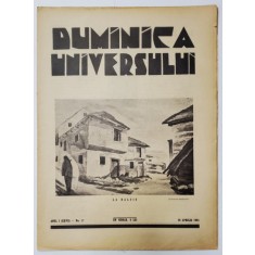 REVISTA &#039;DUMINICA UNIVERSULUI&#039;, ANUL I (XXVII) - No. 17, 26 APRILIE 1931