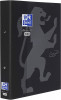 Caiet Mecanic Cu 2 Inele, Oxford School Touch, A4, Carton Color Soft Touch, Cotor 45mm - Negru