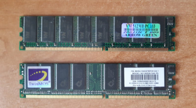 Memorie RAM Desktop PC - 512 MB, DDR, 333-400 Mhz foto