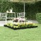 vidaXL Jardinieră, negru, 110x110x27 cm, lemn masiv de pin 823875