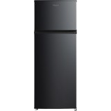 Frigider cu doua usi Tesla RD2100MBE, clasa E, 207L, H 143cm, Usi reversibile, iluminare LED, Negru