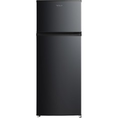 Frigider cu doua usi Tesla RD2100MBE, clasa E, 207L, H 143cm, Usi reversibile, iluminare LED, Negru