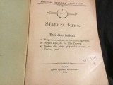 Sfaturi bune / Trei disertatiuni - Biblioteca Poporala a Asociatiunii anul 1902 !