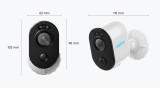 Cumpara ieftin Camera de supraveghere cu baterie reincarcabila si WIFI, Reolink Argus 3 2K, 4MP, vedere nocturna color si reflector LED, detectare persoana/vehicul,