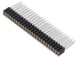 Soclu pini mamă 50 pini 2,54mm THT 2x25