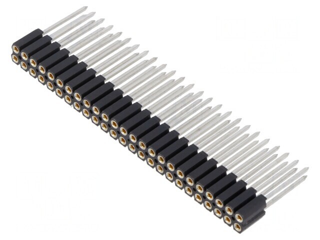 Soclu pini mamă 50 pini 2,54mm THT 2x25