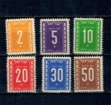 Israel 1948 - Porto, serie neuzata