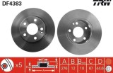 Set disc frana Mercedes Clasa A (W169) 04.04-06.12, montare Fata, 276x12mm, plin, 2 buc, TRW