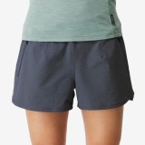Pantalon scurt Trekking Călătorie TRAVEL 900 Albastru Damă