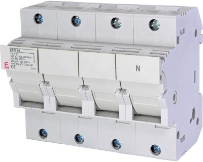 Separator cu fuzibil 3P+N 50A 14X51mm Eti 002560005 foto