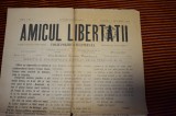 Ziar revista Amicul libertatii 1887 Craiova