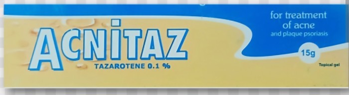 TAZAROTENE 0.1% ACNITAZ Riduri Acnee Tretin Tazret Tazaroten zarotex retinol melasma