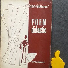 Poem didactic Victor Sahleanu