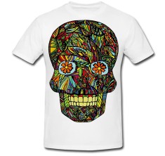 Tricou &amp;quot; Craniu colorat &amp;quot; foto