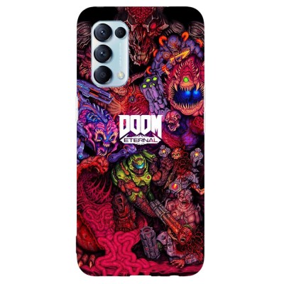 Husa compatibila cu Oppo A5 (2020) model Doom Eternal, Silicon, TPU, Viceversa foto