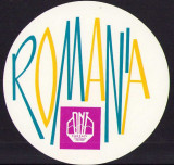 HST A124 Etichetă Romania ONT Carpați Rom&acirc;nia comunistă
