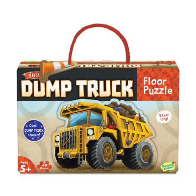 Puzzle de podea in forma de basculanta, Dump Truck Floor Puzzle foto