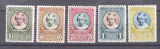 Luxembourg 1928 Child welfare Caritas Mi.208-12 MH M.111, Nestampilat