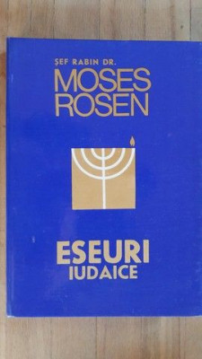 Eseuri iudaice- Sef rabin dr. Moses Rosen foto