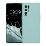 Husa Kwmobile pentru OPPO Find X3 Neo, Silicon, Verde, 57662.71