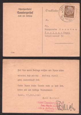 Germany REICH 1941 Old postcard postal stationery Berlin D.642 foto