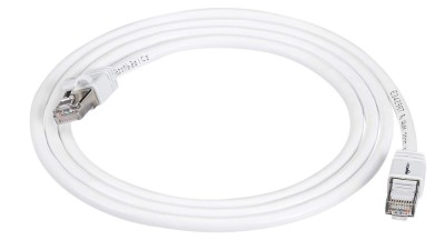 Cablu de retea Ethernet RJ45 Cat 7 Amazon Basics, 10 Gpbs, 600 MHz, 1.5 metri, alb - RESIGILAT foto