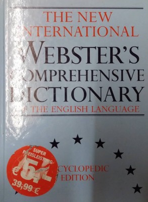 AS - THE NEW INTERNATIONAL WEBSTER&amp;#039;S COMPREHENSIVE DICTIONARY, ENGLISH LANGUAGE foto