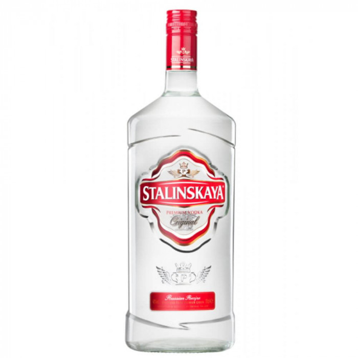 Vodka Stalinskaya, 1.75L, Bauturi Alcoolice, Vodka, Vodka Stalinskaya 1.75L, Stalinskaya Vodka, Bauturi cu Alcool