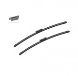 Set stergatoare parbriz BOSCH Aerotwin BMW Seria 5 (E60/E61), 06.2003-06.2010; Seria 6 (E63/E64), 01.2004-07.2010, 600+575 mm; Spoiler