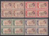 ROMANIA 1907 LP 65 OBOLUL EMISIUNE DE BINEFACERE SERIA IN BLOC DE 4 TIMBRE STARE MNH, Nestampilat