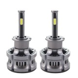 Cumpara ieftin Resigilat Set 2 LED-uri Auto Techstar&reg; N8, H3, 50w, 5500 Lumeni, 3000K-8000K, AUTO, 12-24 Volti, COB, Canbus, Radiator Aluminiu