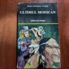 Ultimul mohican de James Fenimore Cooper