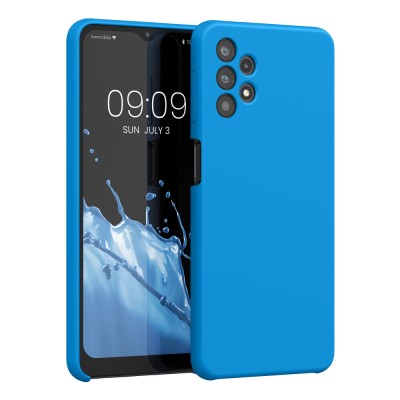Husa Kwmobile pentru Samsung Galaxy A32 5G, Silicon, Albastru, 54336.157 foto
