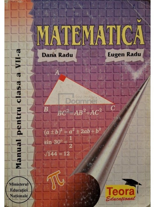 Dana Radu - Matematica - Manual pentru clasa a VII-a (Editia: 1999)