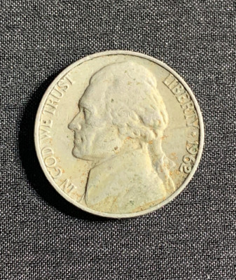 Moneda five cents 1962 USA foto