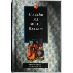 Cugetari ale regelui Solomon