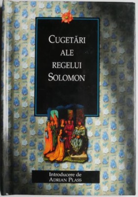 Cugetari ale regelui Solomon foto
