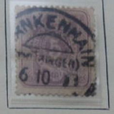 GERMANIA (REICH) 1875 – TIMBRU UZUAL CIFRA 5, stampilat, VL5