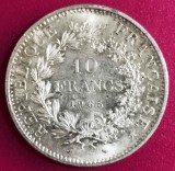SV * Franta 10 FRANCS / FRANCI 1965 * ARGINT .900 * XF+