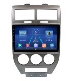 Navigatie Auto Multimedia cu GPS Jeep Compass (2006 - 2010) 4 GB RAM + 64 GB ROM, Slot Sim 4G pentru Internet, Carplay, Android, Aplicatii, USB, Wi-Fi