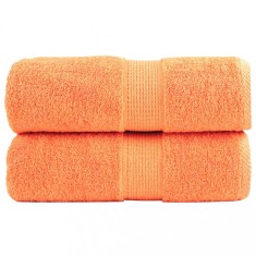 Gossi prosoape maini premium solund 2 buc portocaliu 30x30 cm 600 gsm