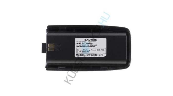 Baterie radio VHBW de &icirc;nlocuire pentru LB-75L - 2200 mAh 7,4 V Li-Ion
