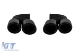 Set de capete negre tip GT potrivite pentru Porsche Cayenne 958.1 2011-2014, nu sunt potrivite pentru versiunile GTS si S. Performance AutoTuning