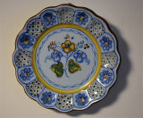 Farfurie decorativa ceramica Talavera Spania - pictata manual