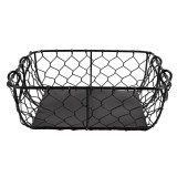 Cumpara ieftin Cos fier negru 23x23x7 cm