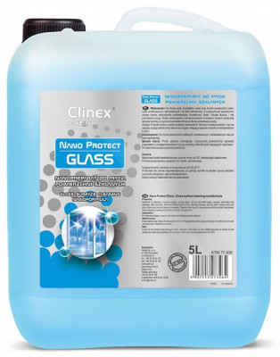 Clinex Nano Protect Glass, 5 litri, solutie pentru spalat geamuri foto